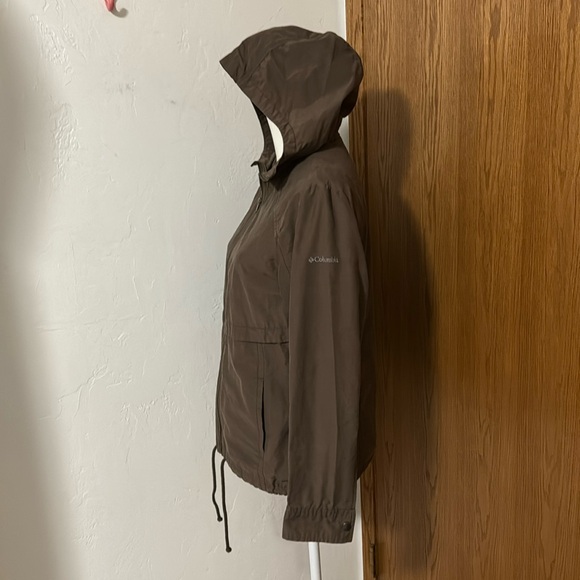 COLUMBIA ARCH CAPE III HOODED BROWN JACKET S - Picture 3 of 13